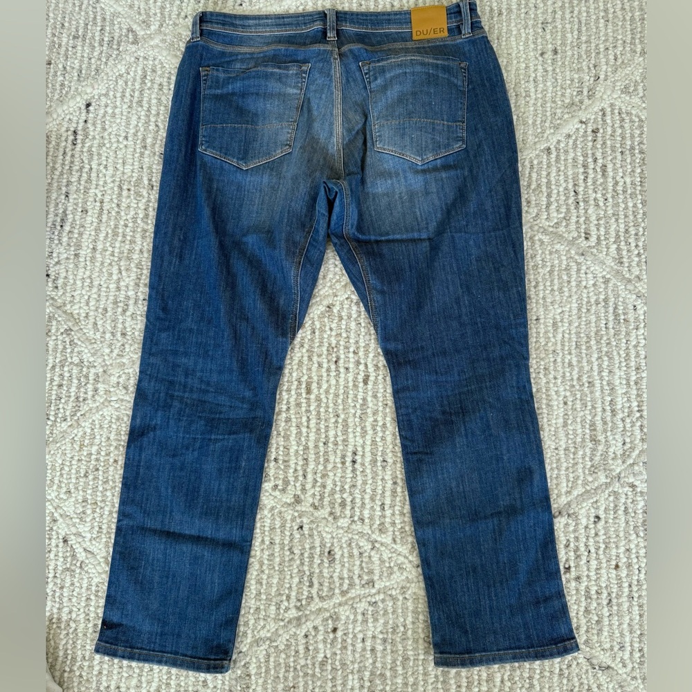 DU/ER men’s L2x relaxed taper jeans size 38 x 30 - Picture 2 of 6